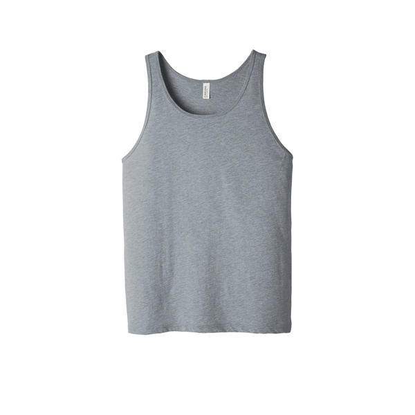 Athletic Heather color option for Bella + Canvas Unisex Jersey Tank  Dark T Shirt