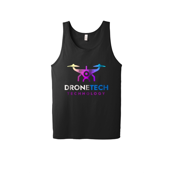 Black color option for Bella + Canvas Unisex Jersey Tank  Dark T Shirt