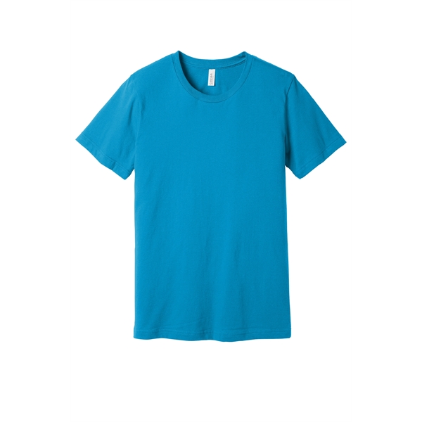 Aqua color option for Bella + Canvas 3001c  Dark T Shirt