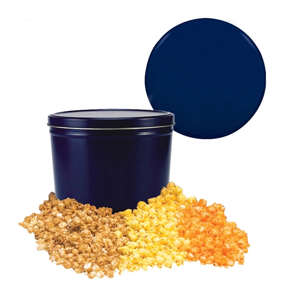 Blue color option for Two Galloon Popcorn Container