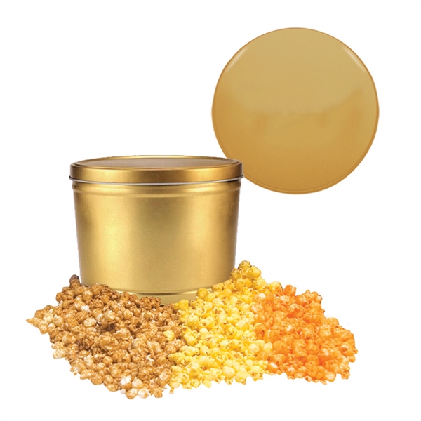 Gold color option for Two Galloon Popcorn Container