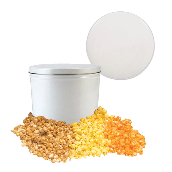 White color option for Two Galloon Popcorn Container