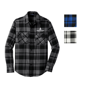 Photo of Port Authority Open Collar Flannel Shirt