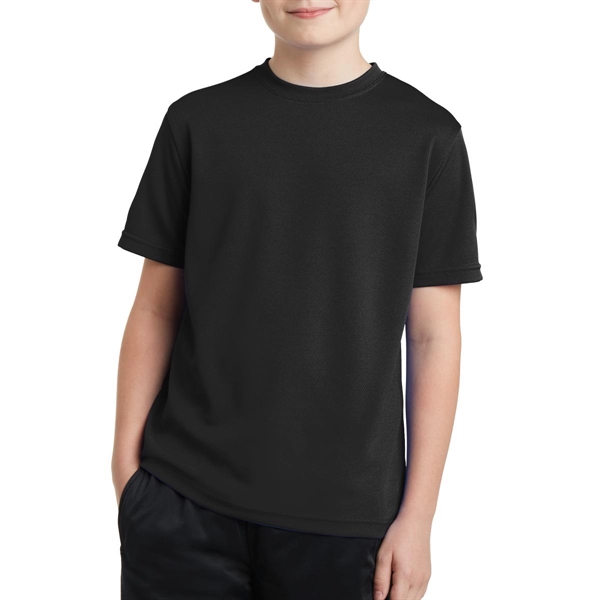 Black color option for K Ids' Posi Charge®  Polyester Shirt