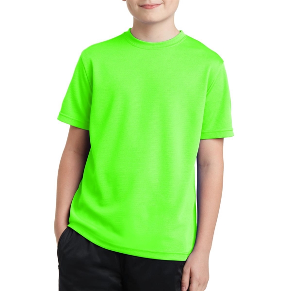 Neon Green color option for K Ids' Posi Charge®  Polyester Shirt