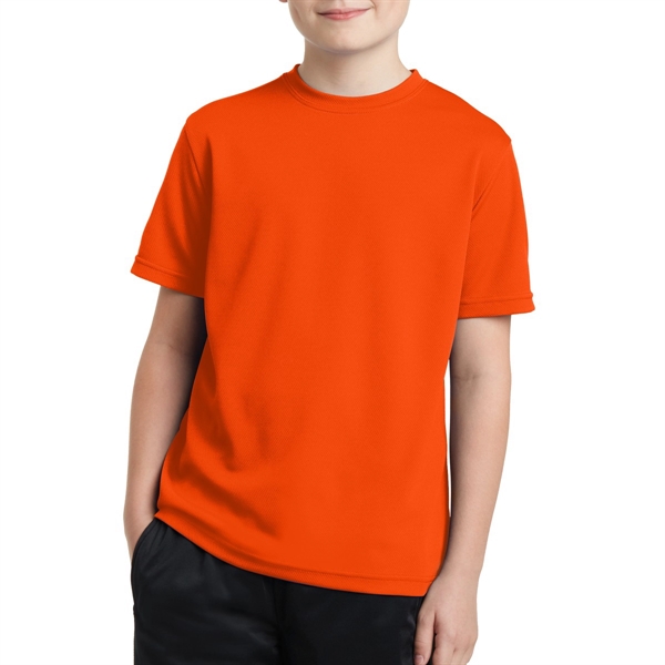 Neon Orange color option for K Ids' Posi Charge®  Polyester Shirt