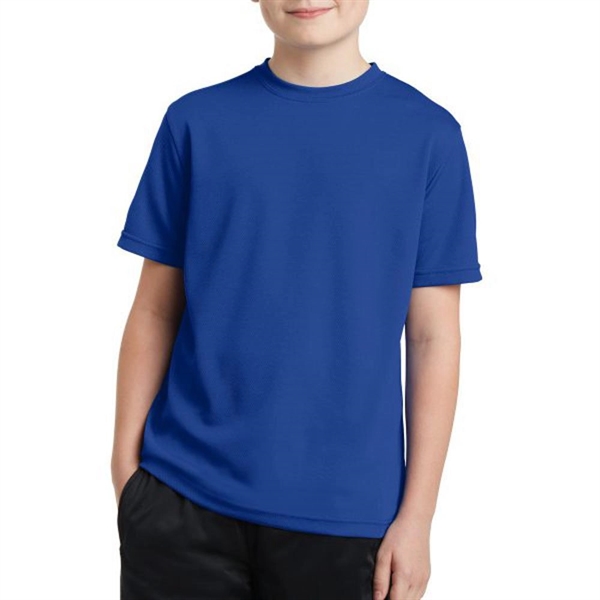 True Royal color option for K Ids' Posi Charge®  Polyester Shirt