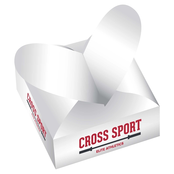 White color option for Custom Laminated Heart Shape Gift Box