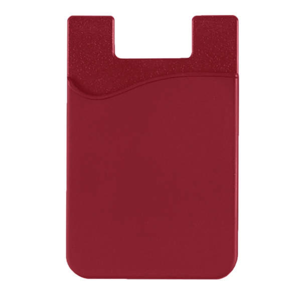 Cardinal color option for Promotional Book With Silicone Made Card Holder