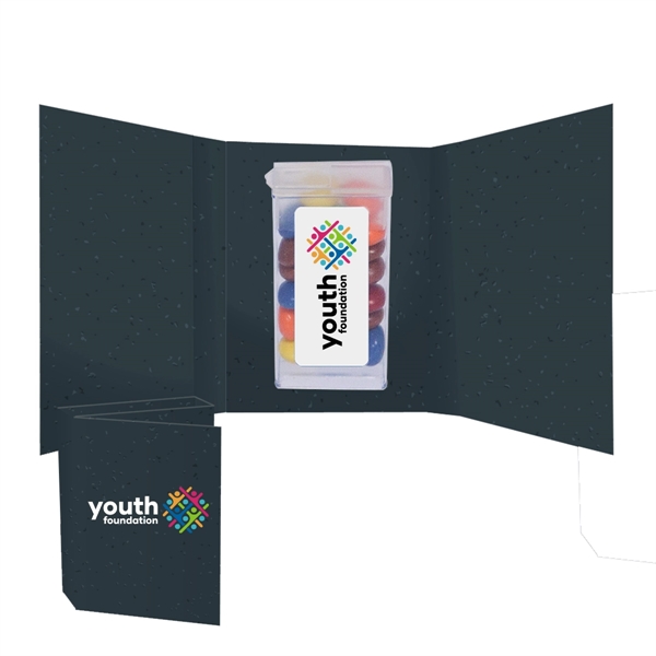 White color option for Promotional Book With Popping Top Container