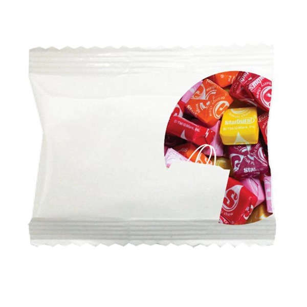Clear color option for Custom Snack Wide Promo Pack Bag