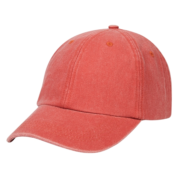 Orange color option for Washed Face Cap