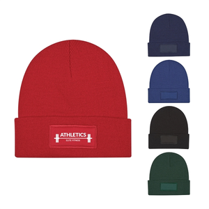 Photo of Beanie With Knitted Patch And Cuff