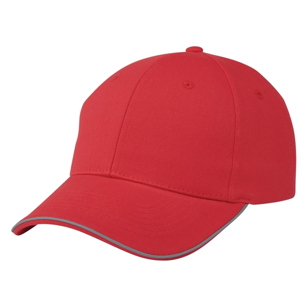 Red-Gray color option for Patented Reflective Cap