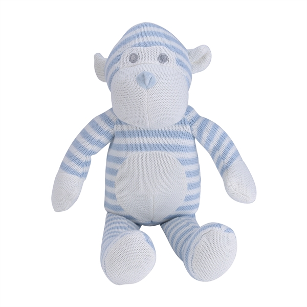 Blue-White color option for Cuddly Promo Monkey