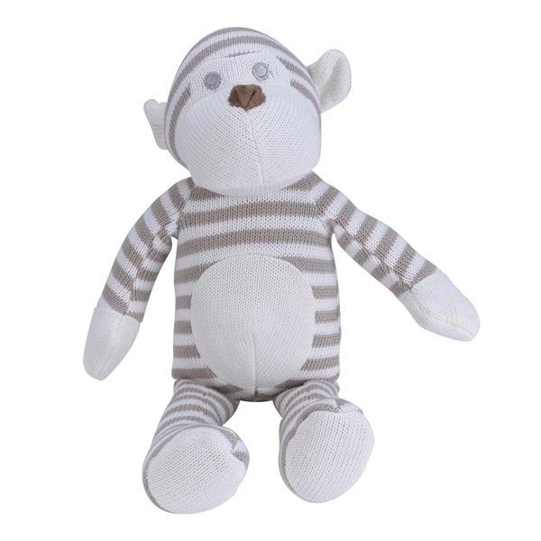 Tan-White color option for Cuddly Promo Monkey