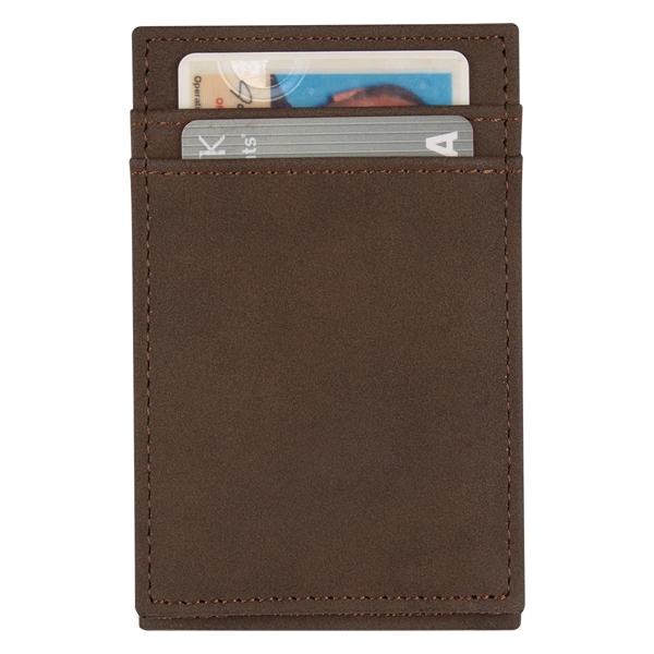 Brown color option for Foldable Wallet With Elastic Straps