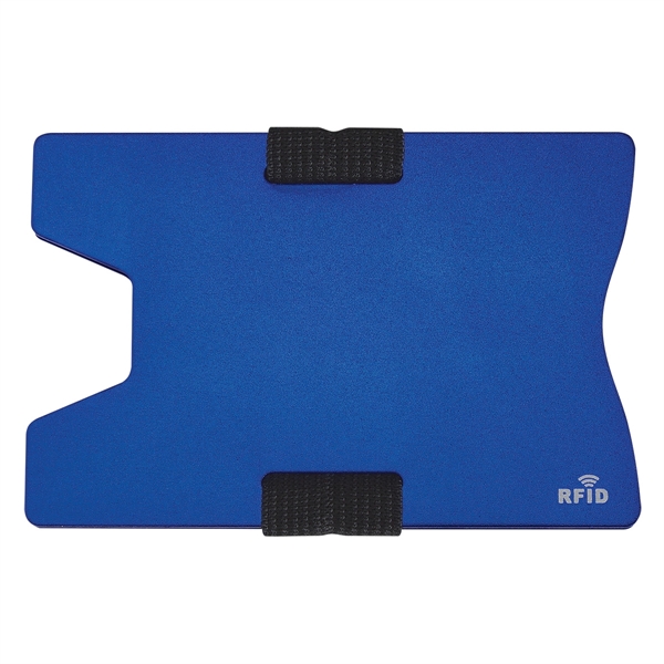 Blue color option for Extensible Aluminium Card Holder
