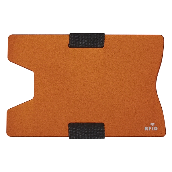 Orange color option for Extensible Aluminium Card Holder