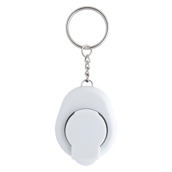 White color option for Bottle Opening Clip On Key Chain