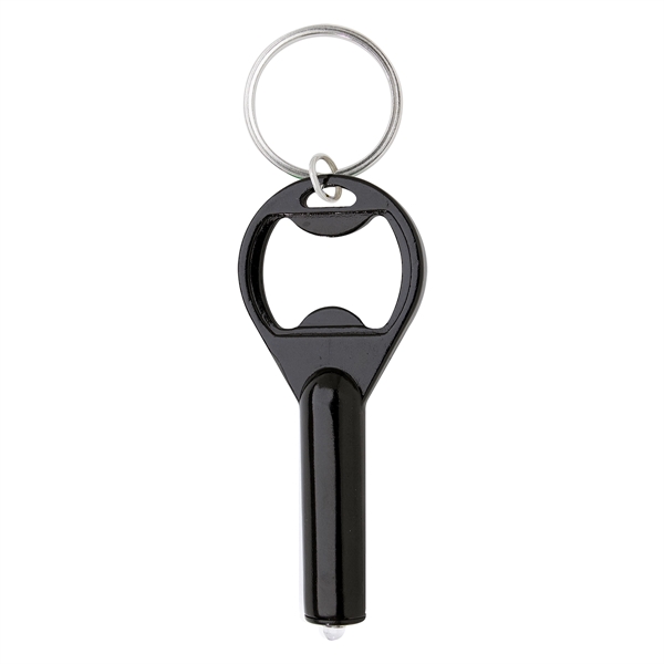 Black color option for Handy Metal Bottle Opener With Led Light