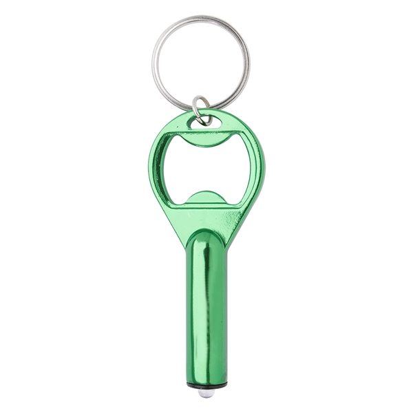 Green color option for Handy Metal Bottle Opener With Led Light