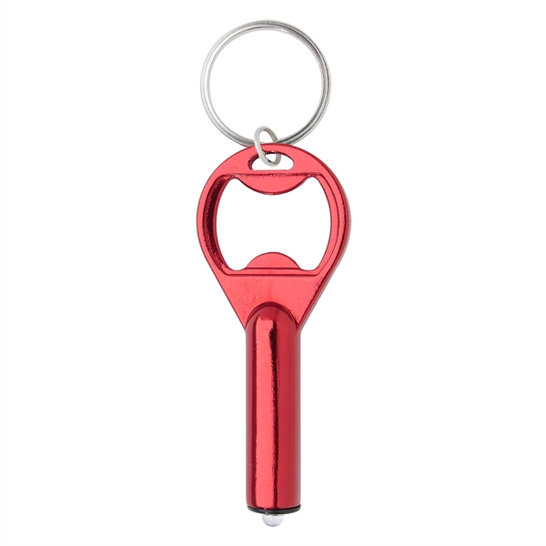 Red color option for Handy Metal Bottle Opener With Led Light