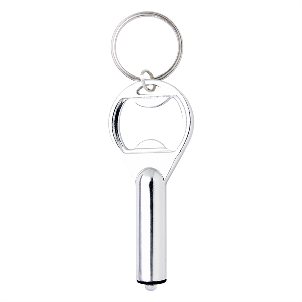 Silver color option for Handy Metal Bottle Opener With Led Light