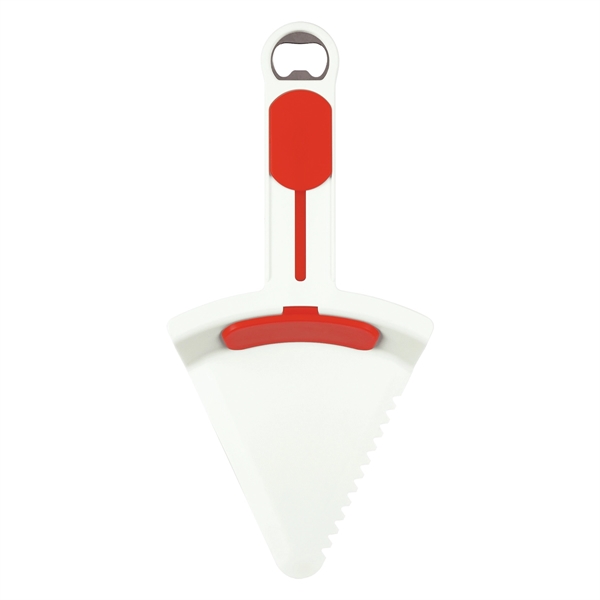 Red color option for Custom Metal Serving Cutter