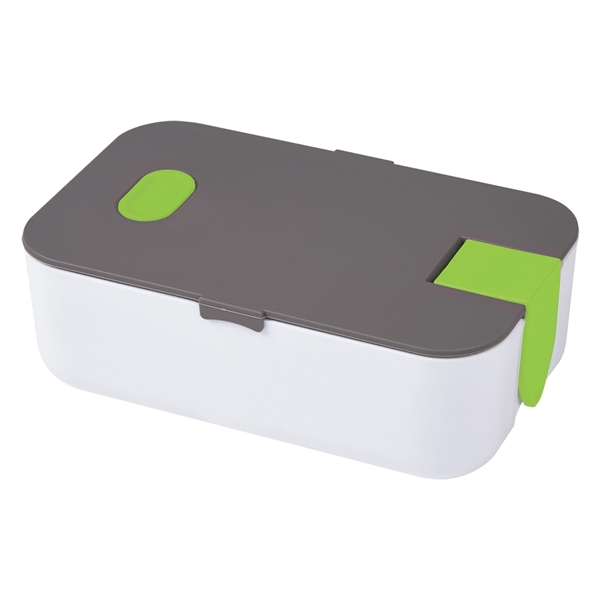 Lime Green color option for Portable Lunch Kit With A Built In Phone Holder