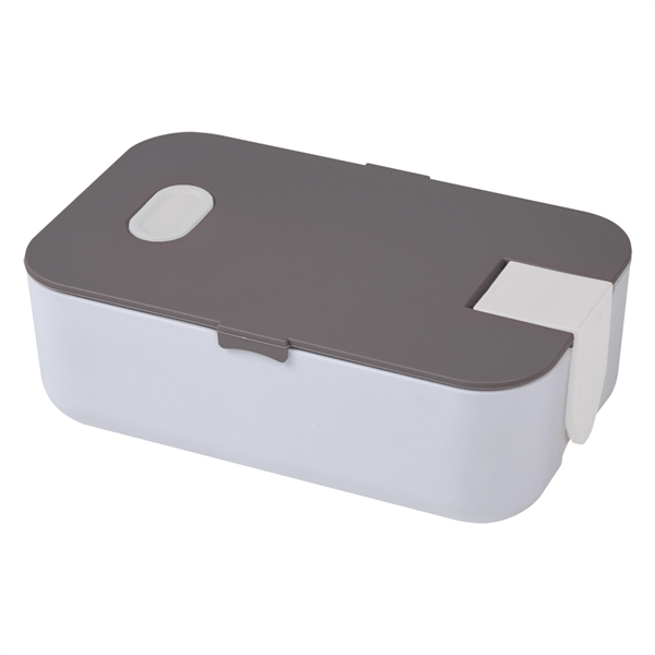 White color option for Portable Lunch Kit With A Built In Phone Holder
