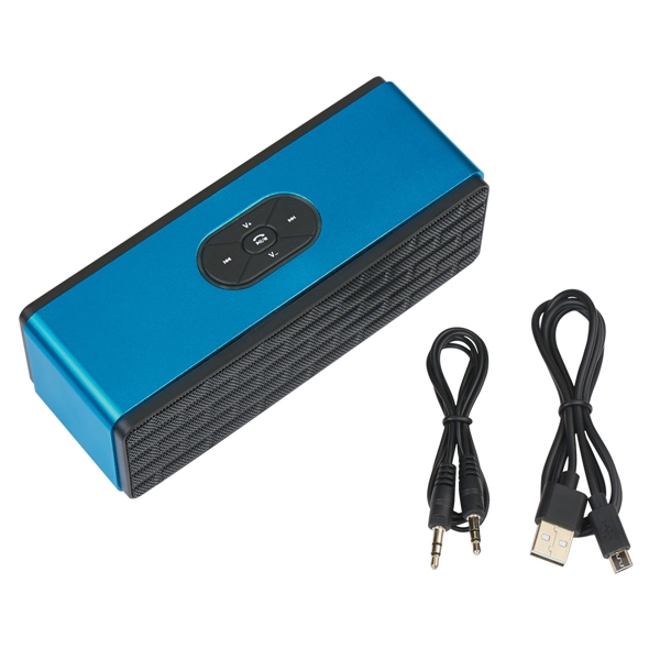 Dark Blue color option for Metal Made Brick Shaped Wireless Speaker