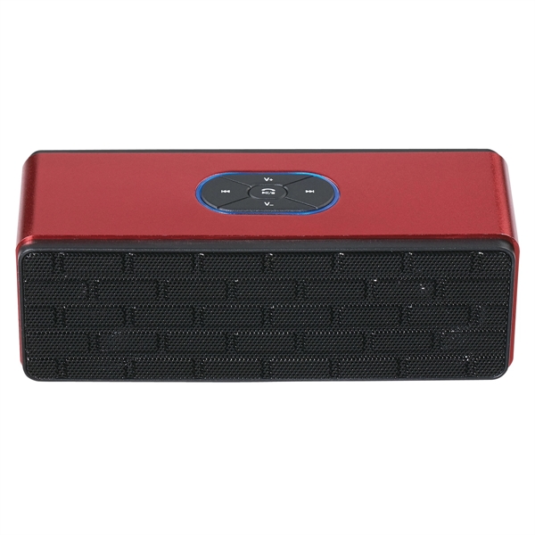 Red color option for Metal Made Brick Shaped Wireless Speaker