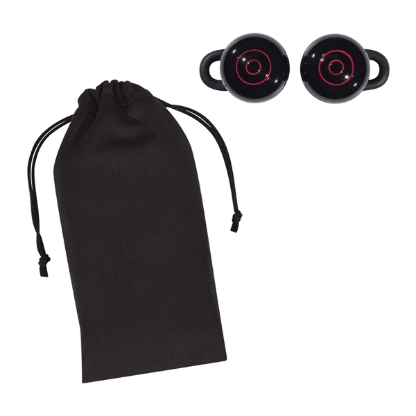 Black color option for Daily Wireless Earbuds In Pouch