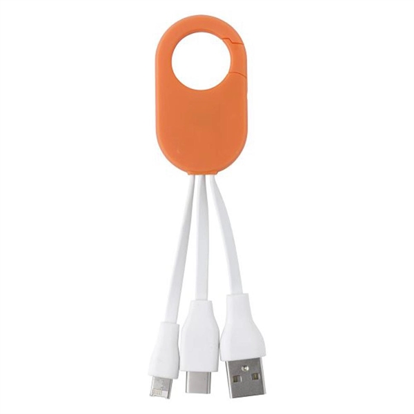Orange color option for Carabiner Clipping Multi Charger Companion