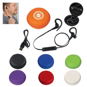 Photo of Bluetooth Earbuds With A Travel Case And Mesh Pocket