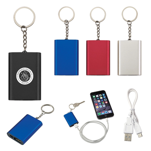 Photo of Portable Power Bank With Attached Key Chain