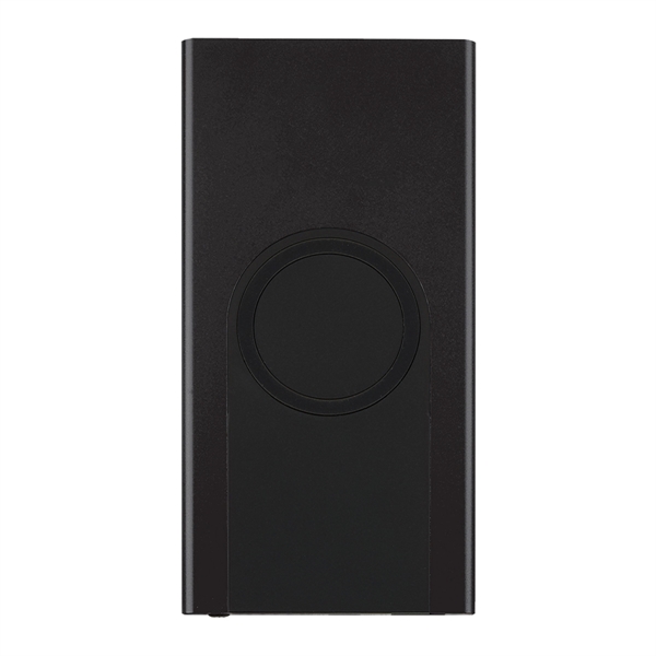 Black color option for Portable 6000 M Ah Wireless Power Bank