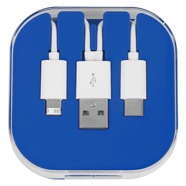 Blue color option for Trifunctional Phone Cable