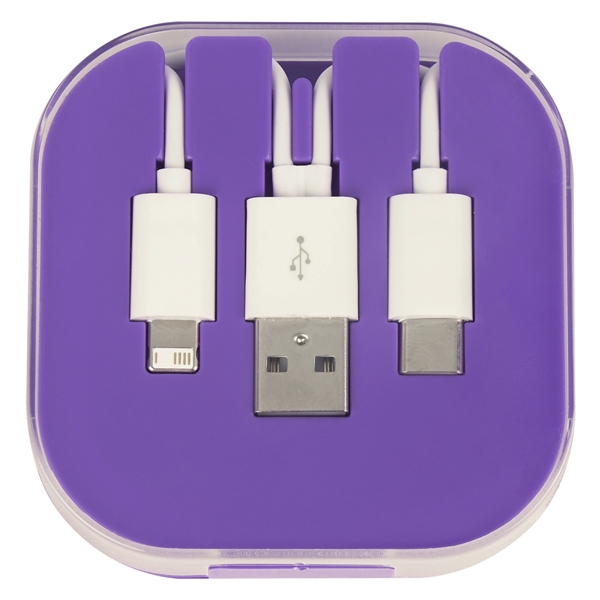 Purple color option for Trifunctional Phone Cable