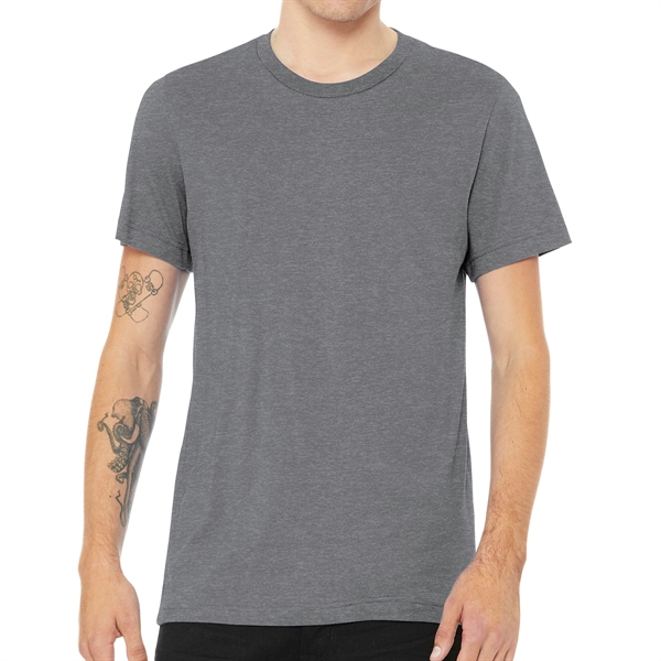 Dark Grey Heather color option for Bella+Canvas® Everyday Unisex Heather Short Sleeved T Shirt