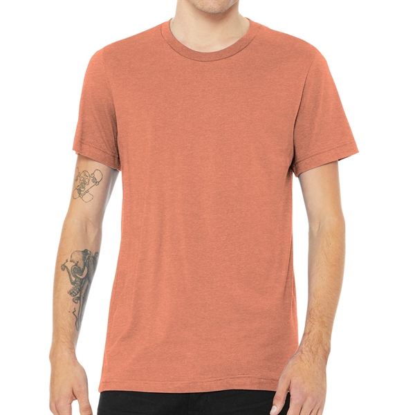 Heather Clay color option for Bella+Canvas® Everyday Unisex Heather Short Sleeved T Shirt