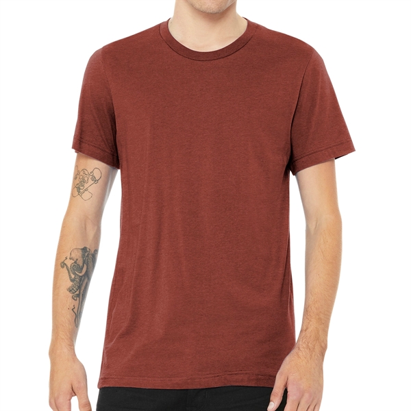 Heather Mauve color option for Bella+Canvas® Everyday Unisex Heather Short Sleeved T Shirt