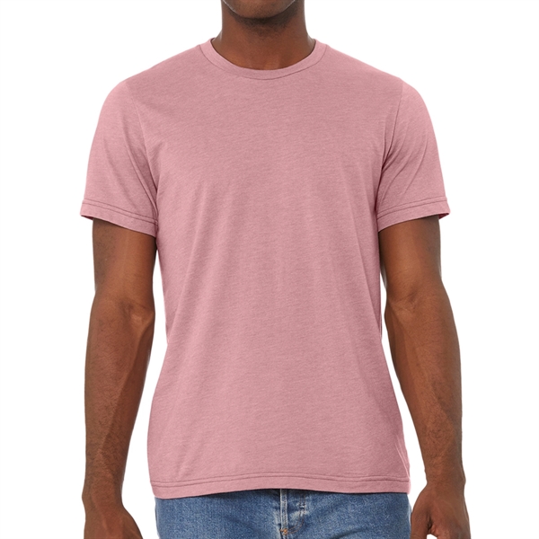 Heather Raspberry color option for Bella+Canvas® Everyday Unisex Heather Short Sleeved T Shirt
