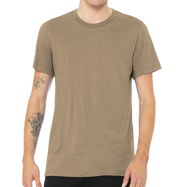 Heather Tan color option for Bella+Canvas® Everyday Unisex Heather Short Sleeved T Shirt