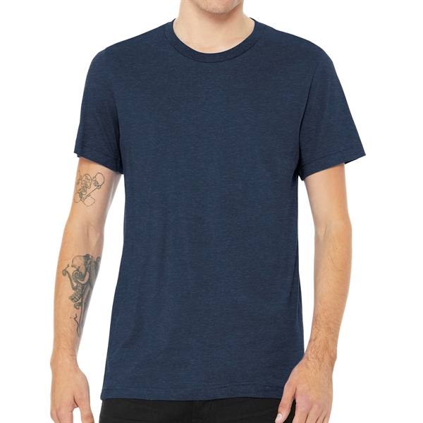Heather True Royal Blue color option for Bella+Canvas® Everyday Unisex Heather Short Sleeved T Shirt