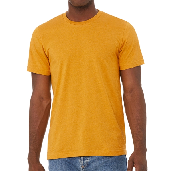 Heather Yellow Gold color option for Bella+Canvas® Everyday Unisex Heather Short Sleeved T Shirt