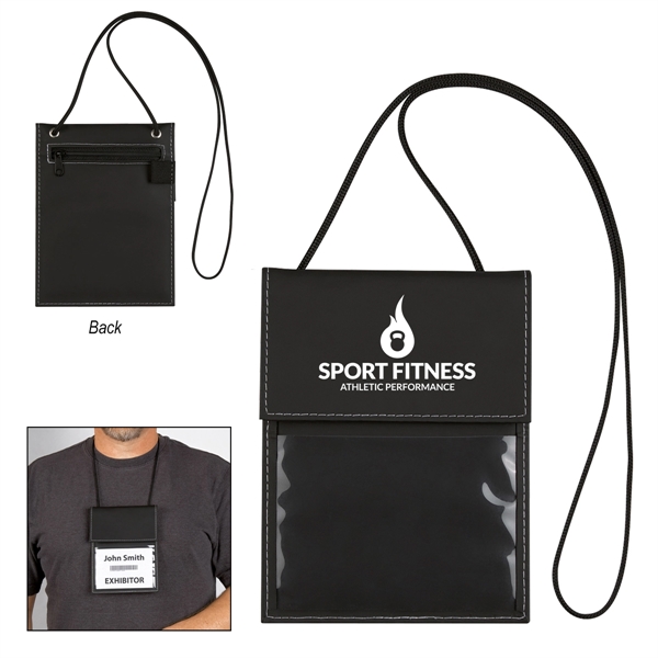 Black color option for Neck Wallet Holder