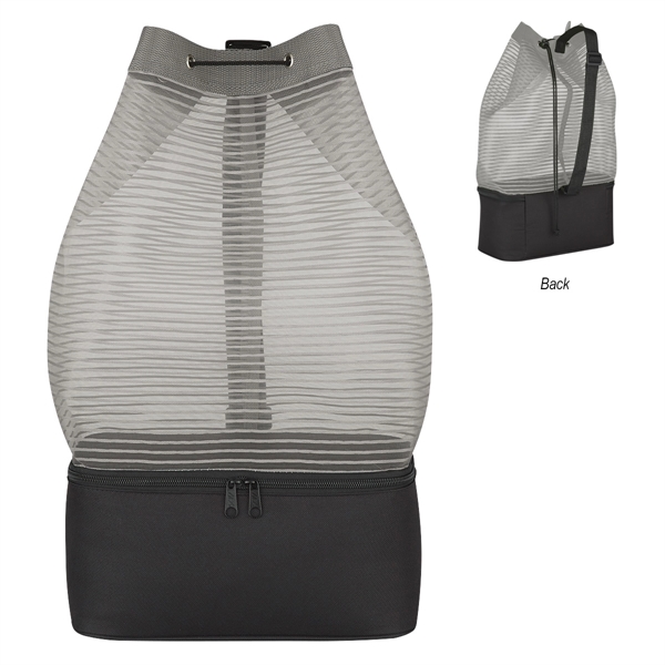Gray color option for Pinstripe Mesh Cooler Bag