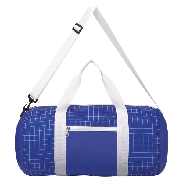 Royal Blue-White color option for Crux Traveler Duffel Bag